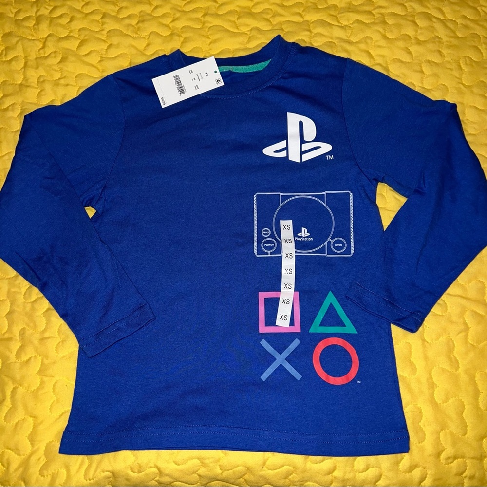 Sony PlayStation Shirt Boys Size S 6 7 Small Shirt